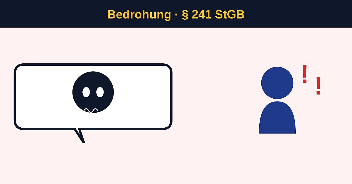 Bedrohung (§ 241 StGB) – Wenn ein Satz zur Straftat wird