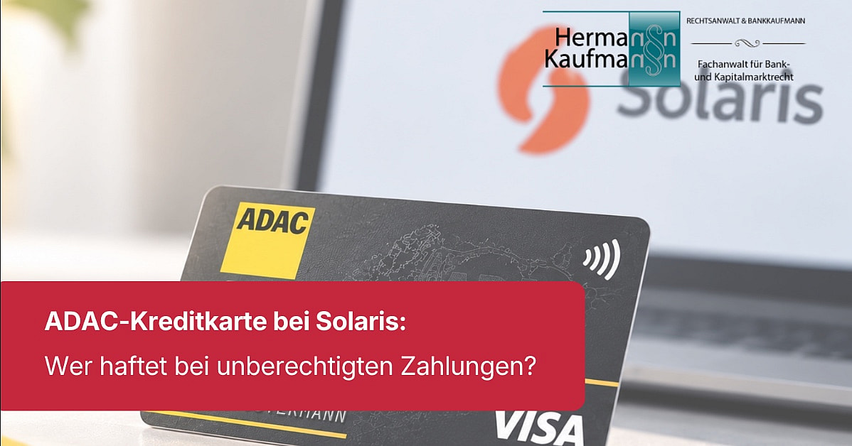 Unauthorized ADAC Credit Card Charges: Liability and SIM-Swap Fraud with Solaris SE