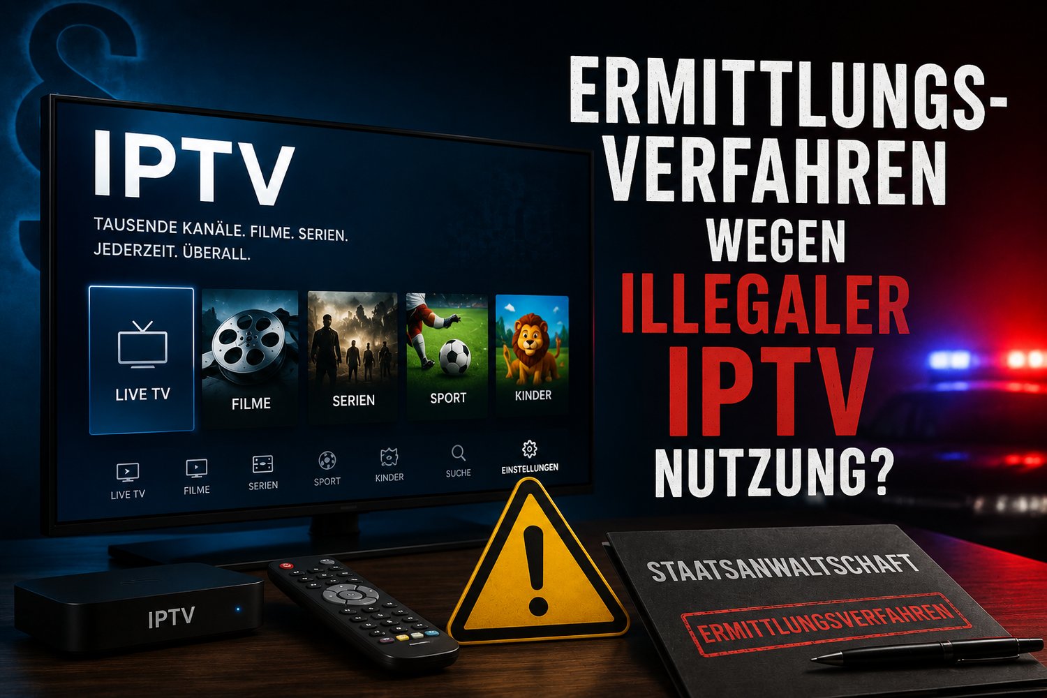 Illegales IPTV & Sky Cardsharing – Strafbarkeit für Nutzer (FAQ)